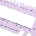 thumbnail image 3 of Jinsinto Knitting Needle Gauge Crochet Hook Ruler Cute Purple Sheep Appearance for Home Measurement, 3 of 5