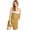 Mustard, variant on Revolt Women's Juniors Classic Twill Short Overalls (Rust, Large)