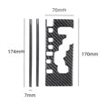 thumbnail image 3 of Real Bright Soft Car Interior Carbon Fiber Sticker Decoration3Pcs Carbon Fiber Interior Automatic Gear Shift Cover For Toyota FJ CruiserAuto Car Protection Interior Accessories, 3 of 8