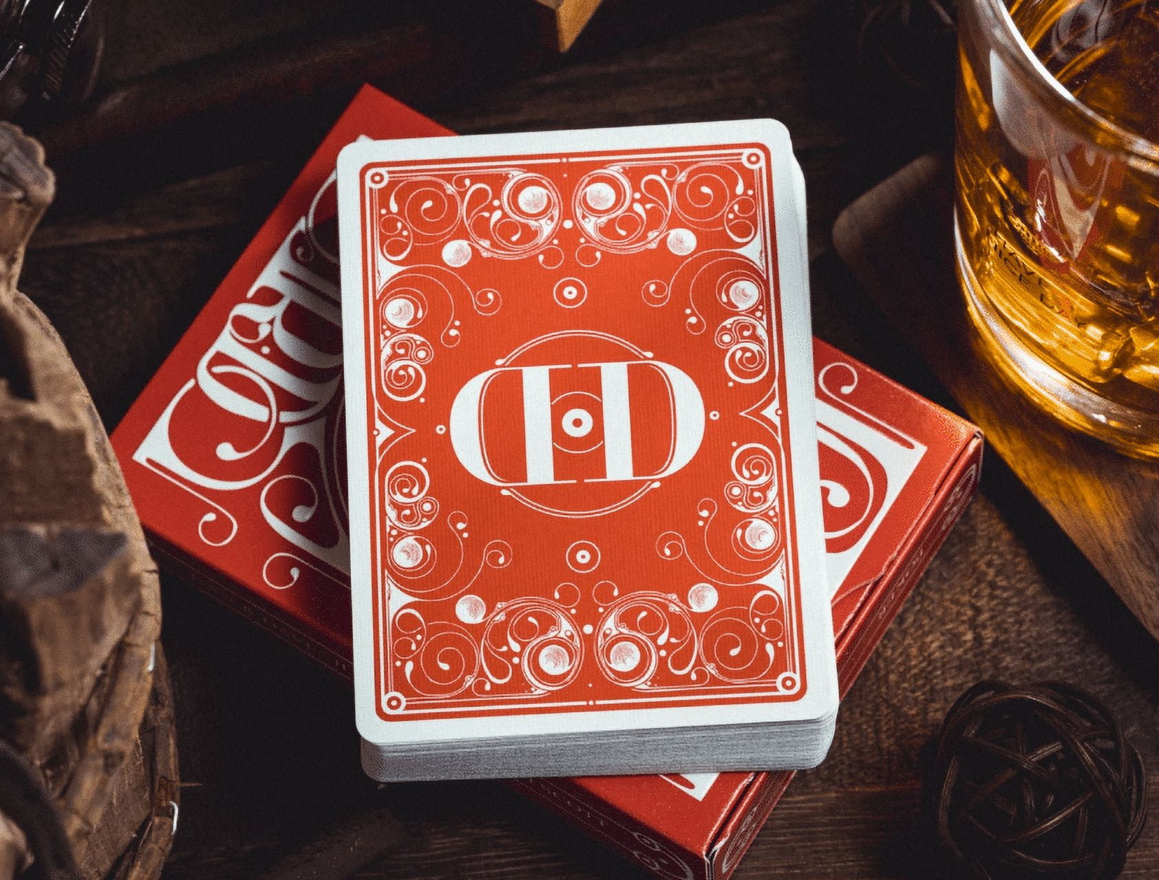 Smoke & Mirrors v8 Deluxe Edition (Red) Playing Cards by Dan & Dave