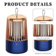 thumbnail image 2 of USB Mosquito Killer Light 5V 5W Bug Zapper portátil 1200mAh con gancho (azul) Ehuebsd Para estrenar, 2 of 9