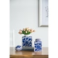 thumbnail image 5 of A&B Home Ceramic Ginger Jar with Lid - 8" Blue and White Porcelain Vase, Home Decor Centerpiece, Shelf and Table Top Accessory, 5 of 5