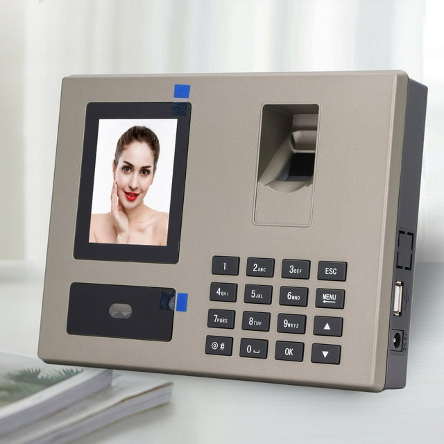 Máquina De Asistencia De Empleados, Tiempo De Asistencia Biométrico 100-240V Horas Calculadas Automáticamente Para Empresas