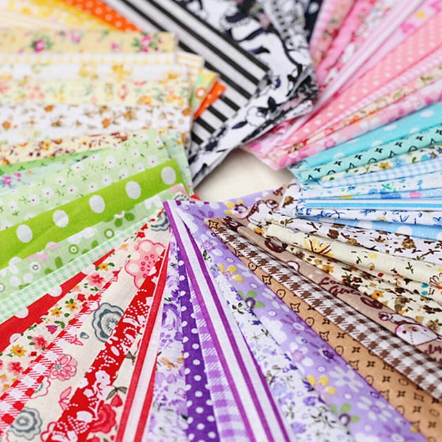 Patchwork Material,Patchwork Cotton Fabric Patchwork Material Floral Printed Patchwork 100pcs Diy Pattern Diy Pattern Floral Cloth Cloth 100x100mm Pattern Floral Printed Fabric Cloth Cloth Rookin
