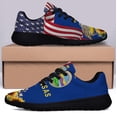 thumbnail image 3 of Kansas Stte Sunflower and Meadowlark Bird Shoes Sneakers Black Size 11, 3 of 7