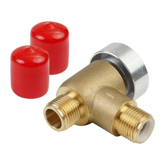 Brass RV Vacuum Breaker Check Valve, 571-VAC-CHK-A Trailer Flusher Valve Fit for 571 Replace