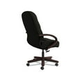 thumbnail image 5 of Pillow-Soft 2190 Series Executive High-Back Chair Supports up to 300 lbs., Black Seat/Black Back, Mahogany Base, 5 of 7