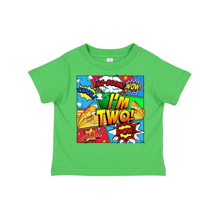 

Inktastic I m Two Comic Book Gift Toddler Boy or Toddler Girl T-Shirt