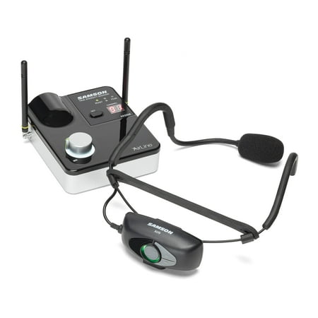 UPC: 0809164221777 | AirLine 99m AH9 Fitness Headset System Micro UHF Wireless System – K-Band