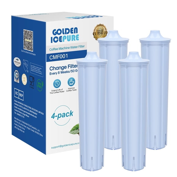 GOLDEN ICEPURE Coffee Machines Water Filter Compatible with Jura® Filter Clearyl/Claris Blue Capresso® Clearyl, IMPRESSA Series, ENA, GIGA Seri