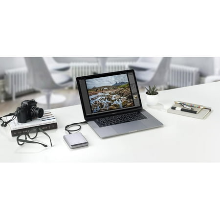 LaCie - Mobile Drive 5TB External USB 3.1 Gen 2 Portable Hard Drive - Space Gray