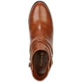 thumbnail image 3 of KAREN SCOTT Womens Brown Buckle Accent Padded Falonn Round Toe Block Heel Zip-Up Booties 8 M, 3 of 4