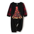 thumbnail image 6 of Holiday Family Matching Pajamas Christmas Pjs Set Long Sleeve Tops Xmas Pajamas Pant Cute Family Jammies, 6 of 10