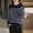 Navy, variant on Zylanna Women's Pullover Sweaters, Knitted Striped Crew Neck Long Sleeve Casual Tops for Women Black