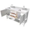thumbnail image 3 of Ariel R061dwqrvo Bayhill 60" Free Standing Double Basin Vanity Set - White, 3 of 7