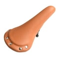 thumbnail image 4 of LEFU for Rivet PU Leather Bike Saddle Fixed Gear Bicycle Seat Comfortable Cycling for Track Bike Fixie Bicycle Brown 28cm Length 16cm Rear Width, 4 of 10