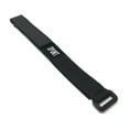 thumbnail image 3 of Bandini 24mm Nylon Sports Watch Band Strap - Black - Hook Loop - Velcro Fastening, 3 of 6