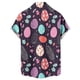 thumbnail image 4 of Ceisia Men's Loose Short Sleeve Printed Casual Shirt with Chest Pocket Multicolor XXXXXL Gifts, 4 of 5