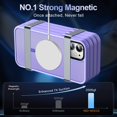 thumbnail image 3 of Funda MOCCA Strong Magnetic para iPhone 11 de 6.1 pulgadas, color morado claro, 3 of 7