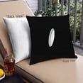 thumbnail image 1 of Ahgly Company Color Focus Black Coussin Extérieur, 18 Pouces par 18 Pouces, 1 of 6