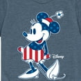 thumbnail image 3 of Disney - Americana - Minnie Flag Pattern - Toddler And Youth Short Sleeve Graphic T-Shirt, 3 of 5