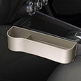 thumbnail image 1 of tredstone Car Seat Gap Filler Organizer High Performance with Cup Holder Beige Left, 1 of 9