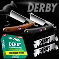 thumbnail image 3 of Cuchillas de afeitar ABS Derby Professional para maquinillas de afeitar rectas 100, 3 of 9