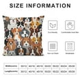 thumbnail image 5 of COMIO  Pillow Covers Cute Doodle Dog Decorative Throw Pillow Covers Dog Print Animal Pillowcase Farmhouse Cushion Cases for Sofa Couch Outdoor Home Decorations, 5 of 5