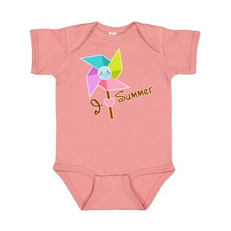 

Inktastic I Love Summer pinwheel Gift Baby Boy or Baby Girl Bodysuit