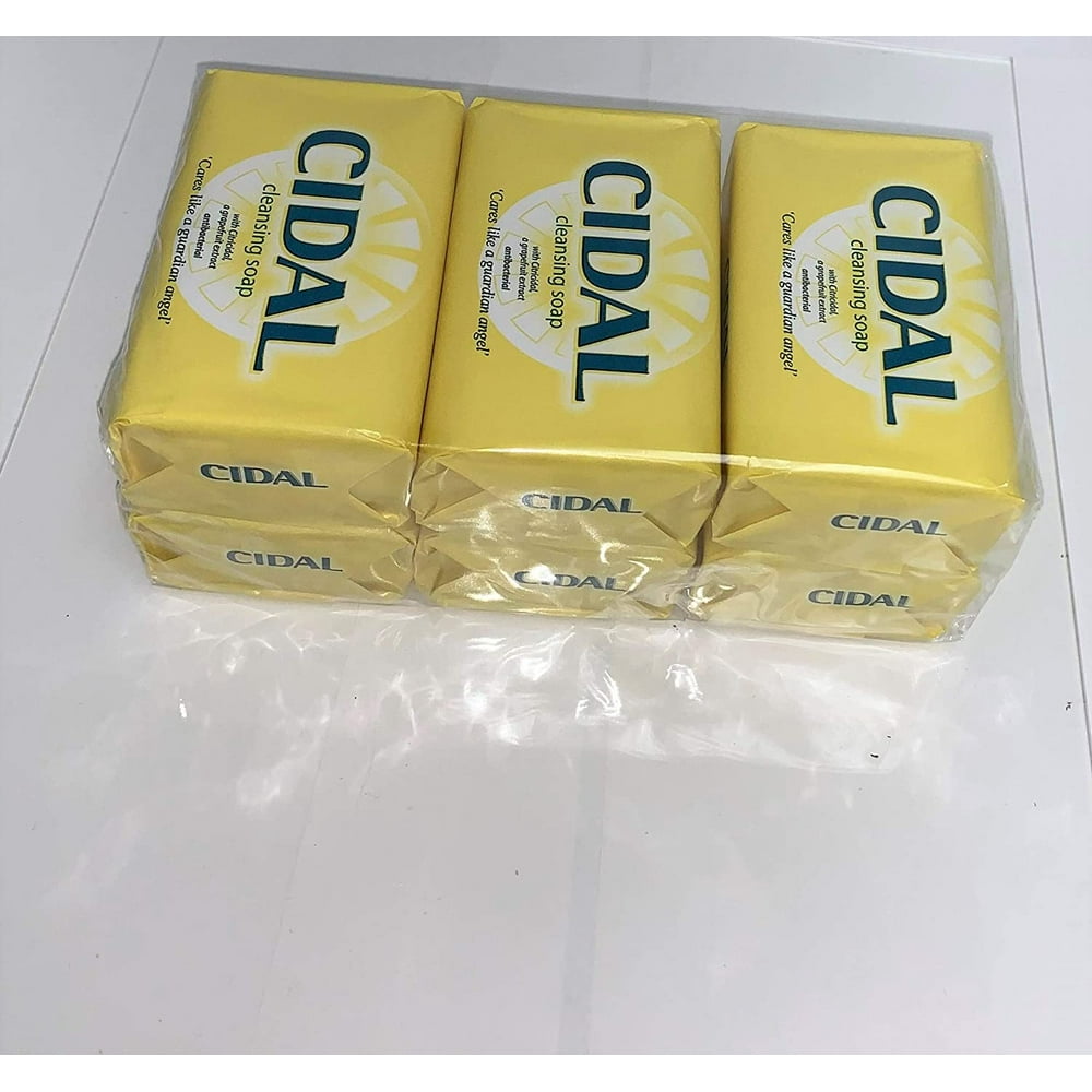 CIDAL Cleansing Natural Antibacterial Soap 6 Pack