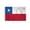 Chile 2x3 ft Flag, variant on AGAS Chile Stick Flag 4x6 inch mounted onto 11 inch Plastic Pole - Printed Single Sided on Polyester - Stitched Edges - Mini Chile Flag - CL National Flag - Chilean Flag La Estrella Solitaria.