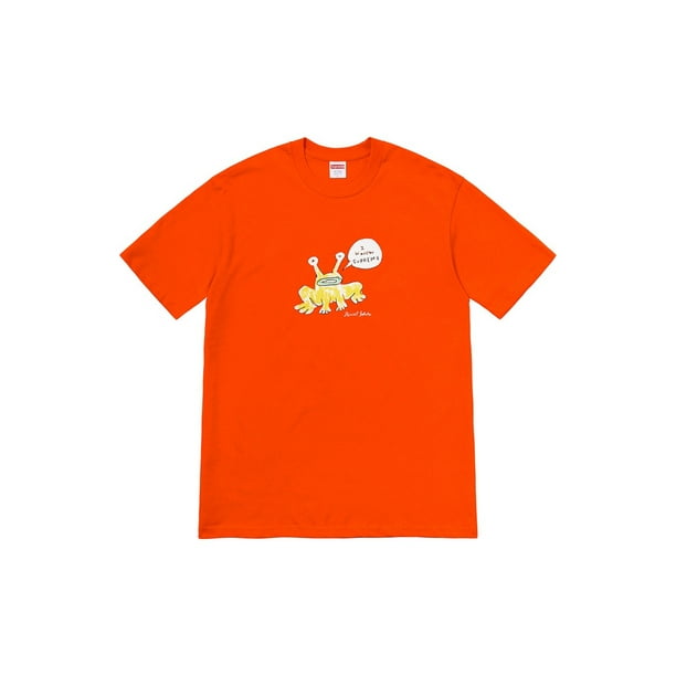 Supreme - Men - Supreme Daniel Johnston Frog Tee Orange - Size