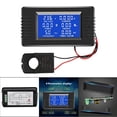 thumbnail image 4 of Almencla 100A LCD Digital Voltage Watt Current Power Meter Ammeter Voltmeter /DC Split Split CT, 4 of 8
