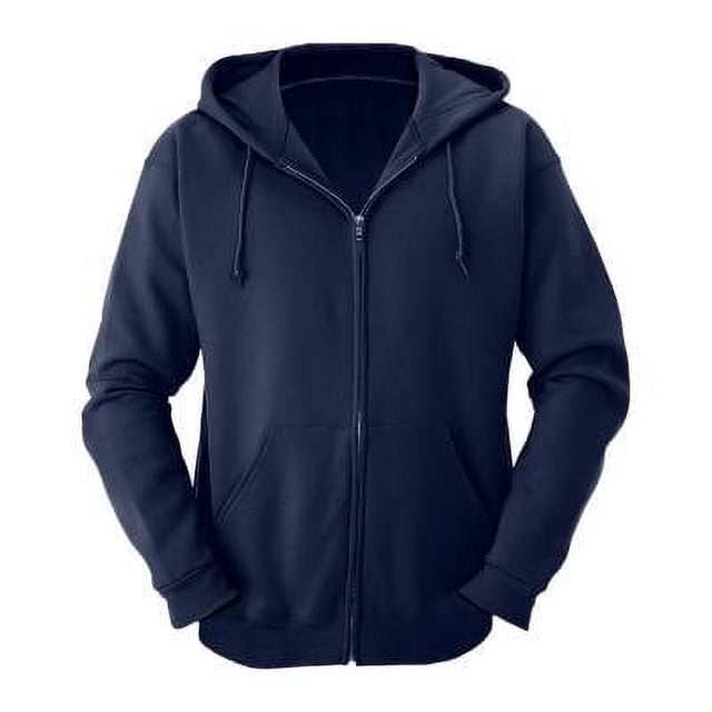 Sudadera Fruit of the Loom Talla EG con Gorro Azul Marino