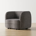 thumbnail image 5 of Furniture of America Sonya Tuxedo Indoor Boucle Fabric Armchairs & Accent Chairs, Charcoal Gray, 5 of 11