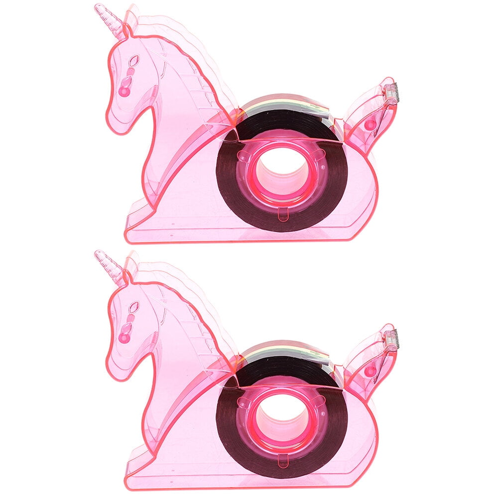 2pcs Tape Dispensers Unicorn Tape Holders Adorable Tape Cutters for