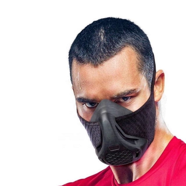 Mascarilla de entrenamiento - Simula grandes altitudes - para gimnasio, cardio, fitness, carrera, resistencia y entrenamiento
