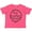 Vintage Hot Pink, variant on Inktastic Big Sister Leaves, Circle, Heart Girls Toddler T-Shirt