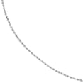 thumbnail image 4 of 14K White Gold Women's 22" 4.00mm Hollow Rope Chain Necklace, 4 of 4