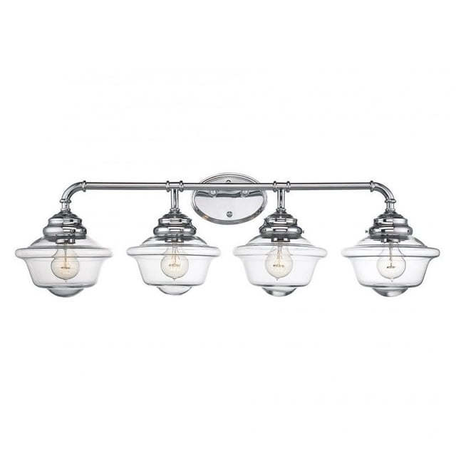 Savoy House Fairfield 4 Light Bath Bar in Chrome