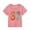 Pink, variant on Rhuody Girl Spring T Shirts Short Sleeve Blouse Crewneck Cartoon Prints T Shirt Leisure Tops Classic Basic clothes Pink 5-6 Years