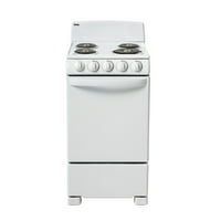 Danby 20" Wide Electric Range with 2.3 Cu Ft Oven in White, DER202W