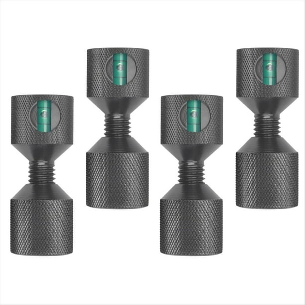 4 Pasadores de Alineación de de Aluminio de 1-1/8 Pulgadas con Dos Orificios, Pasadores de Posicionamiento de Gradiente de Dos Orificios para Alinear Tuberías.