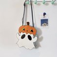 thumbnail image 1 of Bolso cruzado fantasma para mujer, bolsa para teléfono móvil con correa ajustable, bolsa de dulces de Halloween, 1 of 8