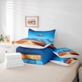 thumbnail image 6 of jejeloiu Modern Aircraft Airplane 7-Piece Twin Bedding Sets,Nature Landscape Mountain Bedding Comforter Set For Men Women Reversible, 6 of 8