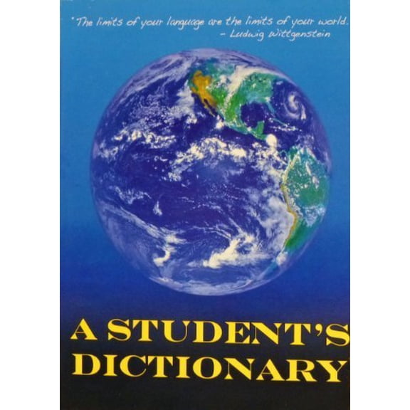 A Student's Dictionary (Paperback) 193466913X 9781934669136