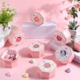 thumbnail image 4 of DIY 20Pcs Donut Candy Box Small Paper Favor Boxes Chocolate Cookie Packaging Box with Window Wedding Ceremony Decorations Cake Wrapping Supplies European Wedding Treat Cases for Birthday Party DIY, 4 of 7