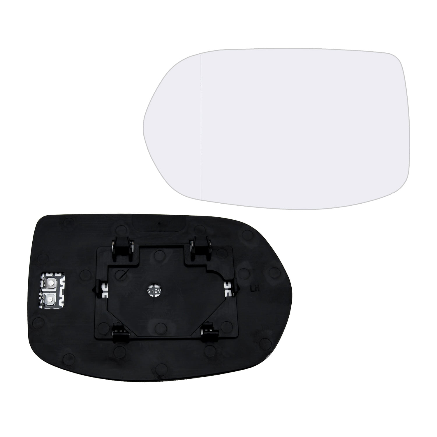 New Replacement Driver Side Mirror Heated Glass W Backing Compatible With Honda CR-V 2012-2016 Honda HR-V 2016-2019 Sold By Rugged TUFF