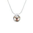 thumbnail image 2 of Delight Jewelry Silvertone Reindeer with Christmas Lights Hero Ring Charm Necklace, 18", 2 of 4