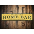 thumbnail image 1 of Tradtional Brew Home Bar Novelty Sign, Metal Wall Decor - 4x18 inches, 1 of 4